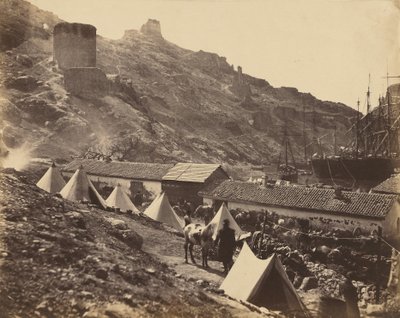 Det genovesiske slottet, Balaklava av Roger Fenton