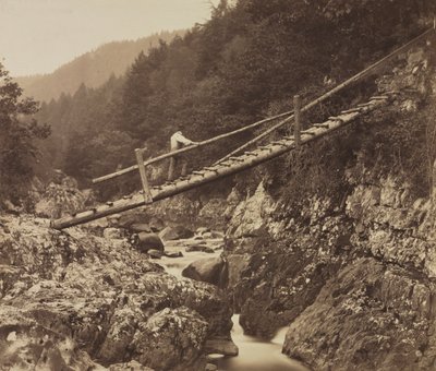 Miners Bridge, på Llugwy, Nord-Wales, 1857. av Roger Fenton