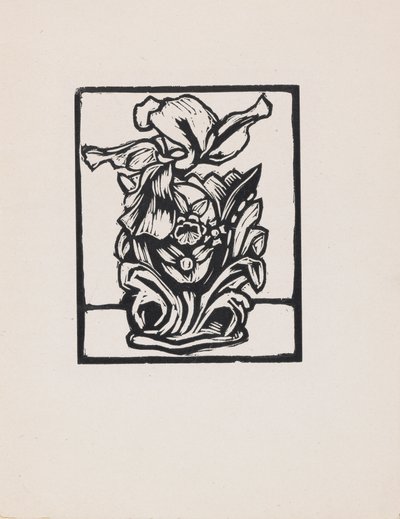 Iris og vase av Roger Fry