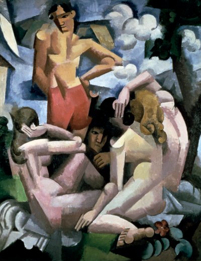 The Baders, 1912. av Roger de La Fresnaye