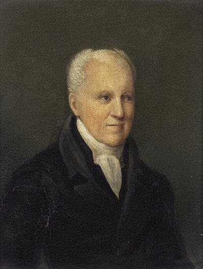 Pastor George Crabbe, mellom 1827-28 (olje på panel) av Rolinda Sharples