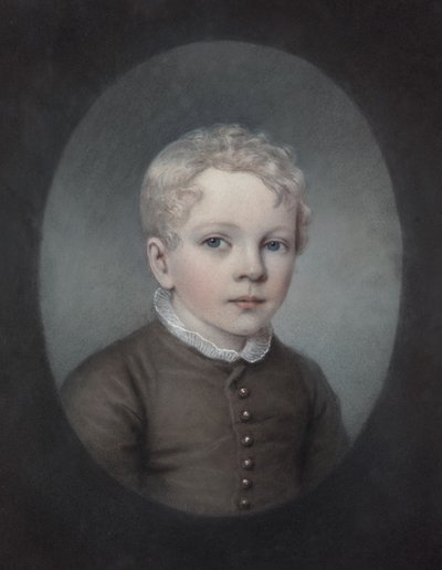 Edgeworth King i brun drakt av Rolinda Sharples or Ellen Sharples
