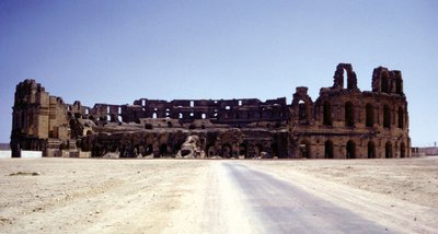 Amfiteateret i El-Djem (Tunisia). av Roman