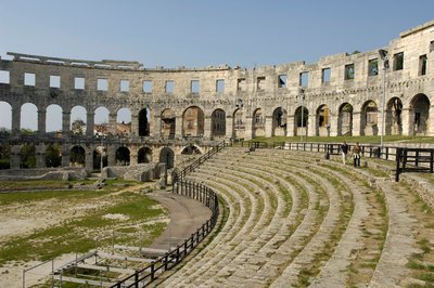 Amfiteateret i Pula, Kroatia av Roman