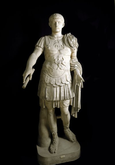 Caius Caesar Germanicus, romersk keiser (marmor) av Roman