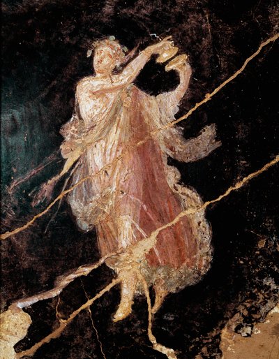 Danser med cymbaler (fresco av Roman