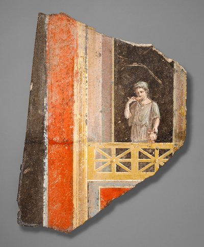 Fragment av en kvinne på en balkong av Roman