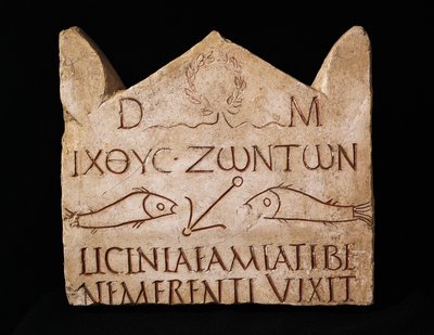 Begravelsesstele til Licinia Amias (marmor) av Roman
