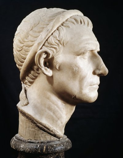 Leder av Antiochus III den store (marmorskulptur) av Roman