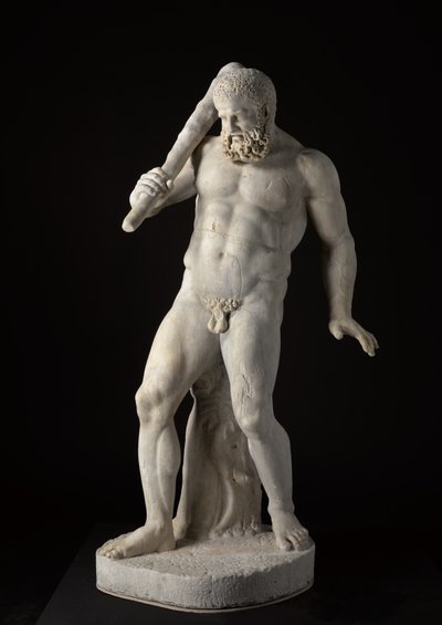Herakles, 2. århundre (marmor) av Roman