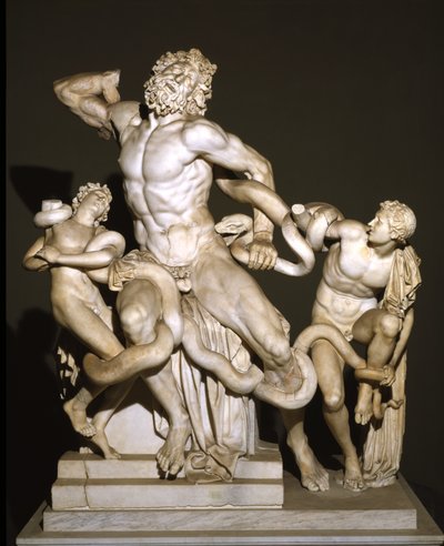 Laocoön og hans sønner (marmor) av Roman