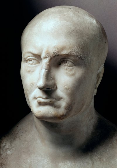 Marmorhode for Publius Cornelius Scipio Africanus, romersk statsmann (235-183 f.Kr.) - Roma, Capitolini-museet - Marmorhode for Publius Cornelius Scipio Africanus, romersk statsmann (235-183 f.Kr.) - Roma, Capitolini-museet Great), general og av Roman
