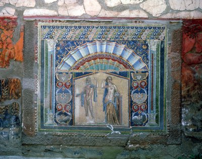 Mosaikk fra huset til Neptun og amfitritt (mosaikk) (for rom se 113527) av Roman