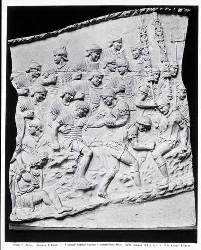 Roman Soldiers Treating the Wounded, en rollebesetning hentet fra Trajan
