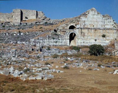 Romersk kunst, hellenistisk periode: Teateret til Milet. 2. århundre. Tyrkia av Roman