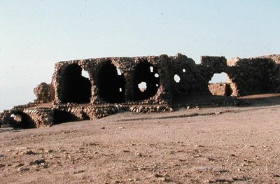 Ruinene av den romerske akvedukten av Roman
