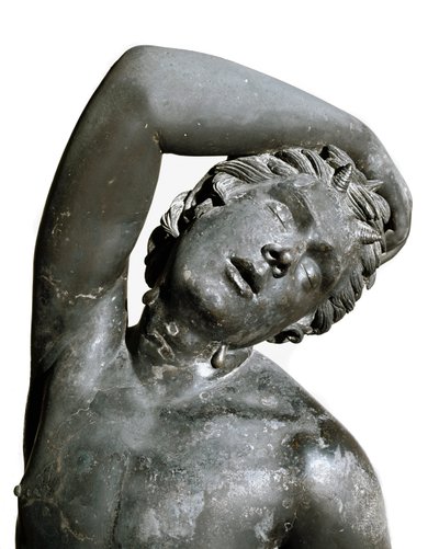 Satyr, bronsestatue av Roman