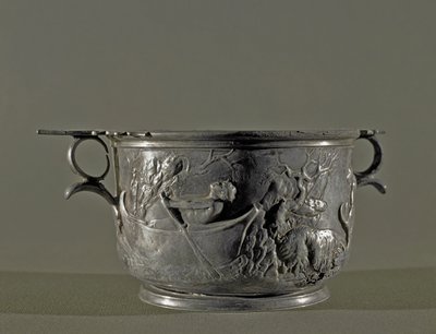 Sølv skyphos, 2. århundre f.Kr av Roman