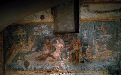 The Return of Proserpine of the Underworld, 2.-3. århundre (fresco) av Roman