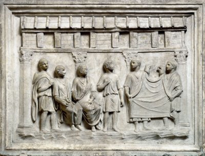 Tissue shop under Augustan-perioden av Roman