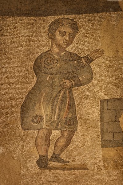 Two Apse Room, gulvmosaikk, Villa Romana del Casale, Piazza Armerina, Sicilia, Italia (bilde) av Roman