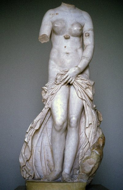 Venus Laudolina eller anadyomene. skulptur, Museum of Syracuse, Sicilia, Italia. av Roman