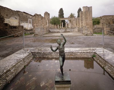 Utsikt over Casa del Fauno (Faunens hus) av Roman