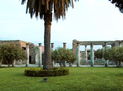 Utsikt over huset til Casa dei Vettii (Huset til Vettii) av Roman