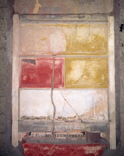 Veggdekorasjon, Pompei, Italia (fresco) av Roman