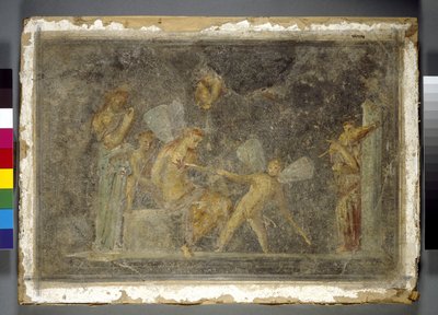 Veggmaleri, Pompeii, romersk, 1. århundre av Roman