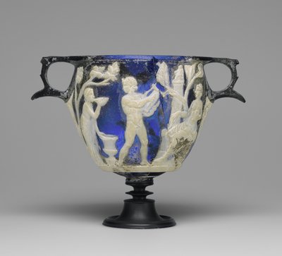 Cameo Glass Skyphos, c.1 AD (glass) av Roman Imperial Period