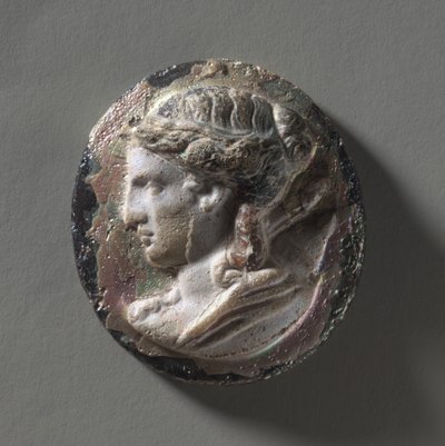 Cameo: Leder for Artemis, 100-200 av Roman Imperial Period