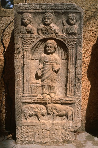 Stela, høykeisertid (27 f.Kr.–395 e.Kr.) av Roman Imperial Period
