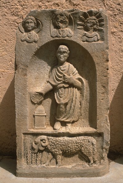 Stela, høykeisertid (27 f.Kr.–395 e.Kr.) av Roman Imperial Period