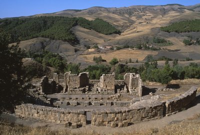 Utsikt over teatret, den høye keisertiden (27 f.Kr.-395 e.Kr.) av Roman Imperial Period
