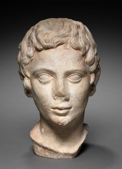 Leder for en ungdom, 100-1 f.Kr av Roman Period Egyptian