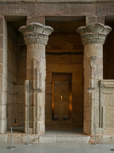 Dendur-tempelet, ca. 10 f.Kr. (eolisk sandstein) av Roman Period Egyptian