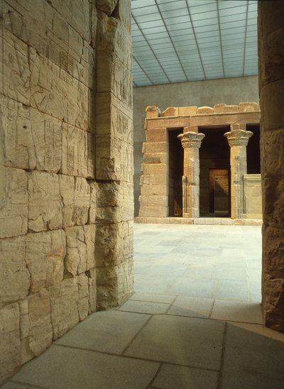Dendur-tempelet, ca. 10 f.Kr. (eolisk sandstein) av Roman Period Egyptian