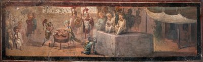 Salomos dom, 1. årtusen. av Roman Pompeian wall painting.