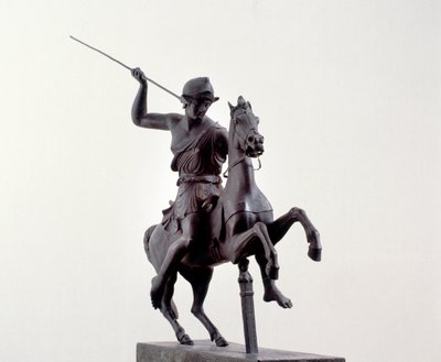Amazon på hesteryggen (bronseskulptur etter en gresk original fra 300-tallet f.Kr.) av Roman Roman