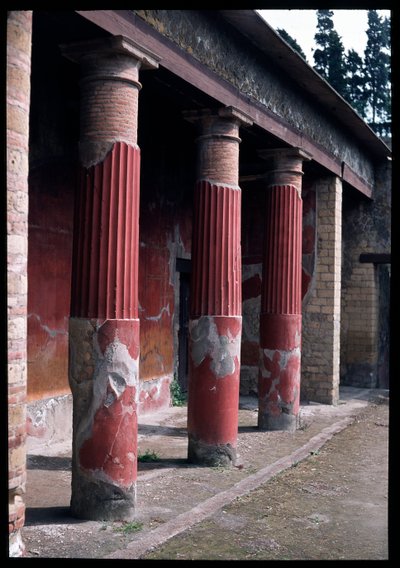 Atrium av Casa sannitica, 5. århundre f.Kr.-1. århundre e.Kr av Roman Roman