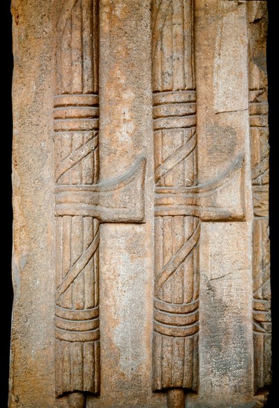 Basrelieff som representerer en bjelke av lictor fra den keiserlige perioden (symboler på romersk makt) Roma, Museo Nazionale Romano. (Fasces) av Roman Roman