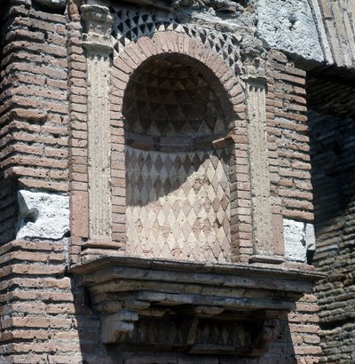 Casa del Laraire (Lararium) i Ostia (Ostia), i nærheten av Roma. av Roman Roman