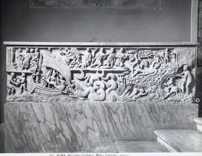 Tidlig-kristen sarkofag (marmor) av Roman Roman