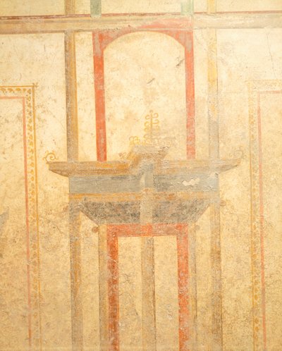 Freske fra House of Menander, Pompeii, Campania, romersk sivilisasjon av Roman Roman