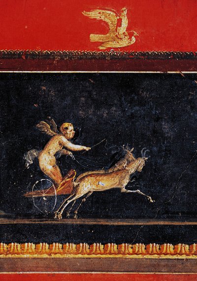 Frise med amor, House of Vettii, Pompeii (Unescos verdensarvliste av Roman Roman