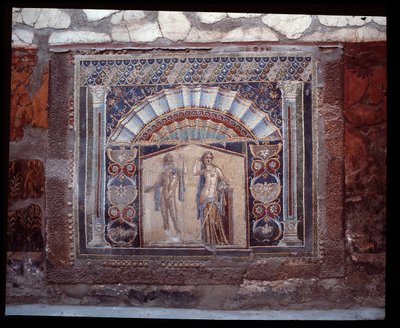 Neptun og amfitritt. Veggmosaikk fra trikliniumet til Casa di Nettuno e Amphitrite, 5. århundre f.Kr.-1. århundre e.Kr. av Roman Roman