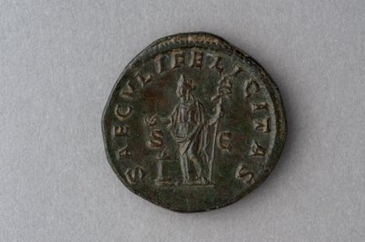 Mynt av Julia Domna (bronse) av Roman Roman