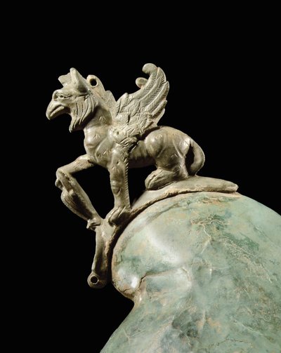 Crosby Garrett-hjelmen, sent på 1.-2. århundre e.Kr. (bronse) (se også 871728-34, 396159, 482018 og 413093-94) av Roman Roman