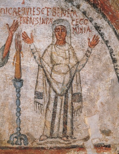 Den avdøde Cominia (fresco) av Roman Roman